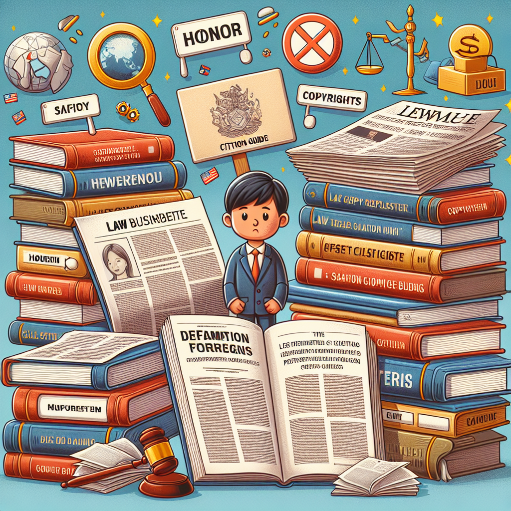 외국 언론 보도 인용, 법적 책임이 생길까? 명예훼손·저작권·안전 인용 가이드